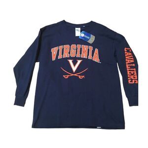 Gildan Virginia Cavaliers Boys Shirt Top Size Medium M 10/12 Long Sleeve NEW